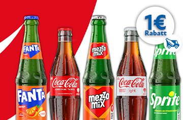 Coca Cola, Fanta, Mezzo und Sprite Rabattaktion 1 Euro - KW 38 und 39 in 2026